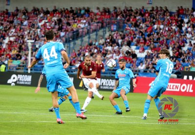Mecz Wisły Kraków z SSC Napoli na zdjęciach