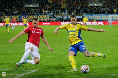 Betclic 1. Liga: Arka Gdynia - Wisła Kraków 2-2 [SKRÓT MECZU]