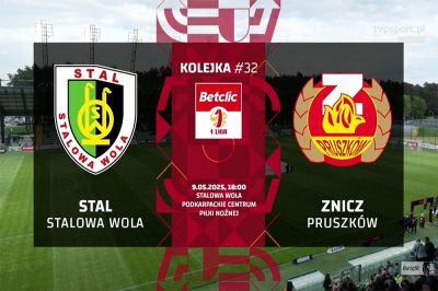 Stal Stalowa Wola - Znicz Pruszków 0-5 [SKRÓT MECZU]