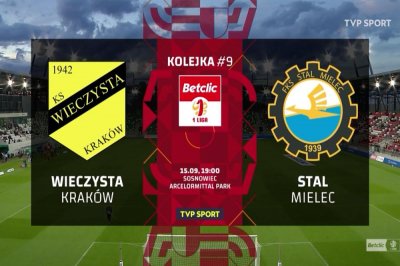 Betclic 1. Liga: Wieczysta Kraków lepsza od Stali Mielec [SKRÓT MECZU]